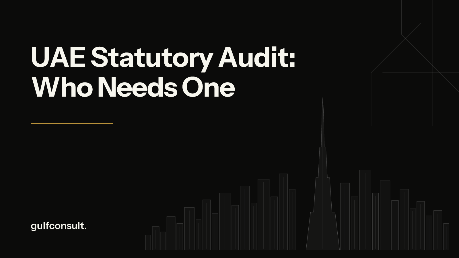 UAE Statutory Audit: Which Companies Must Be Audited, When and What's Required